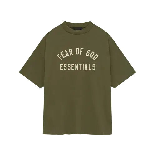 Buy Fear Of God Essentials Short Sleeve T Shirt Fw 22 Wood now