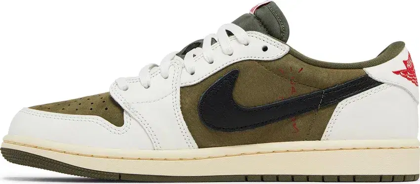 Travis Scott × Nike PS \"Medium Olive\" Nike Air Jordan 1 Retro Low Og SP Travis Scott Medium Olive
