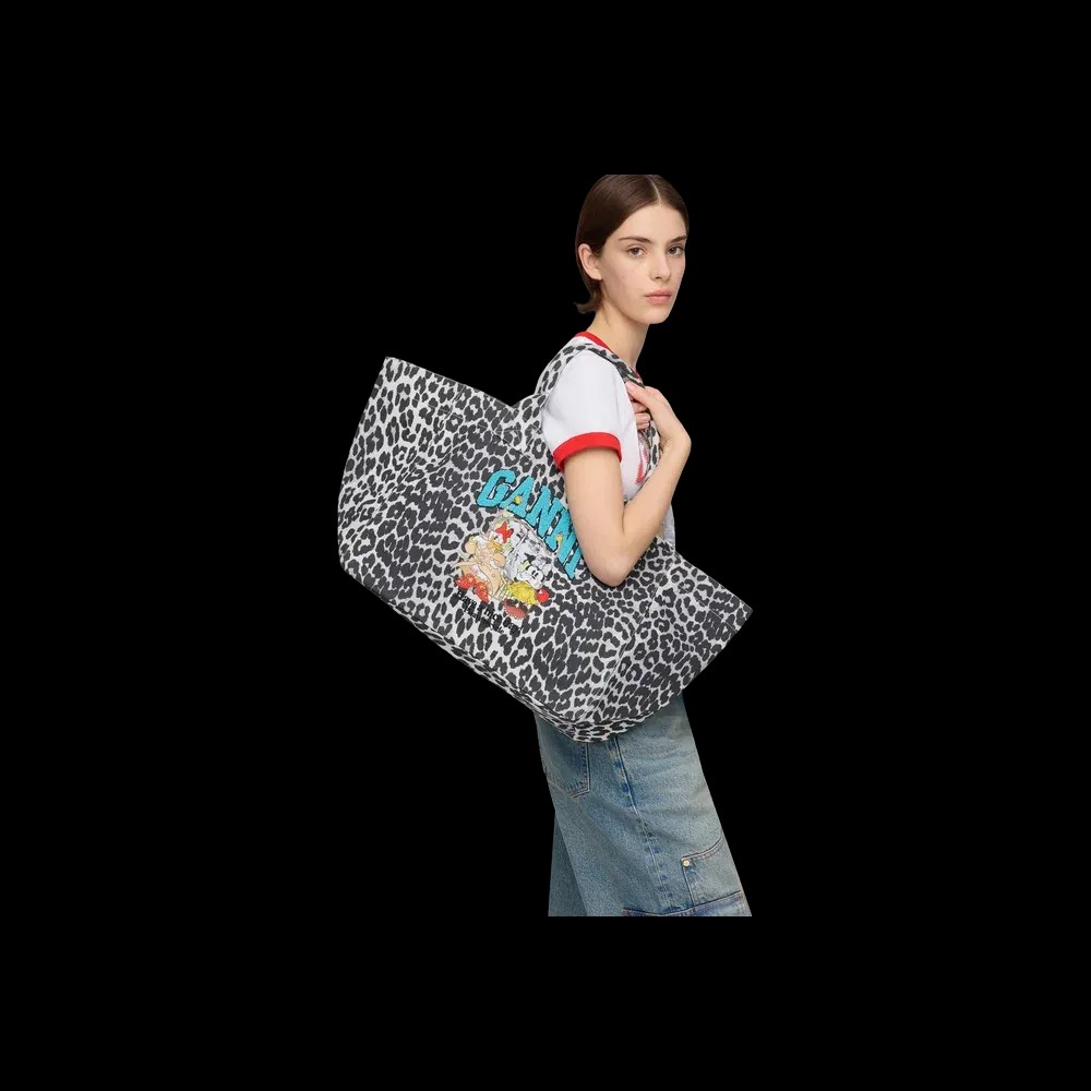 Ganni Tote XXL with Minnie Mouse & Daisy Duck - HypeFly India View 2