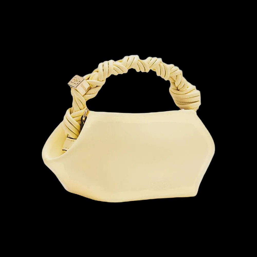 Ganni Mini Bou Bag in Yellow - HypeFly India View 3