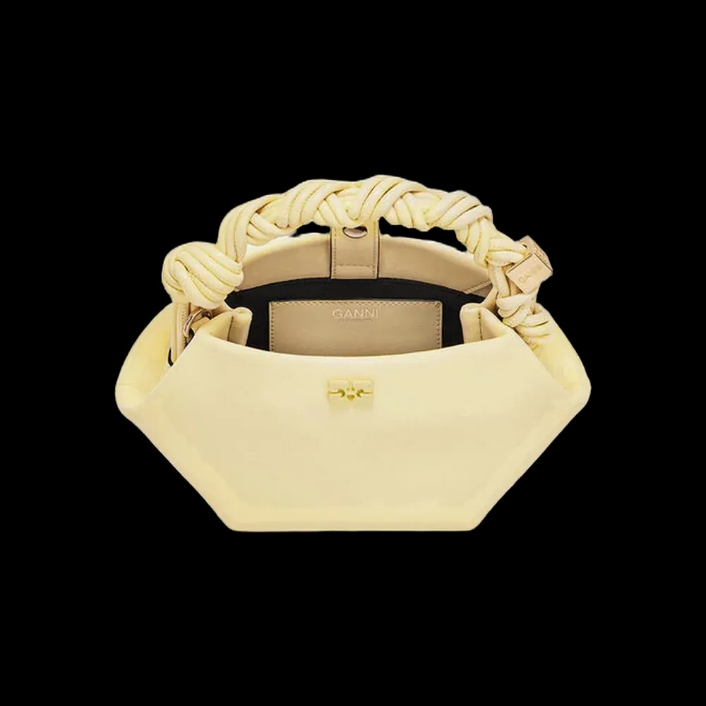 Ganni Mini Bou Bag in Yellow - HypeFly India View 4
