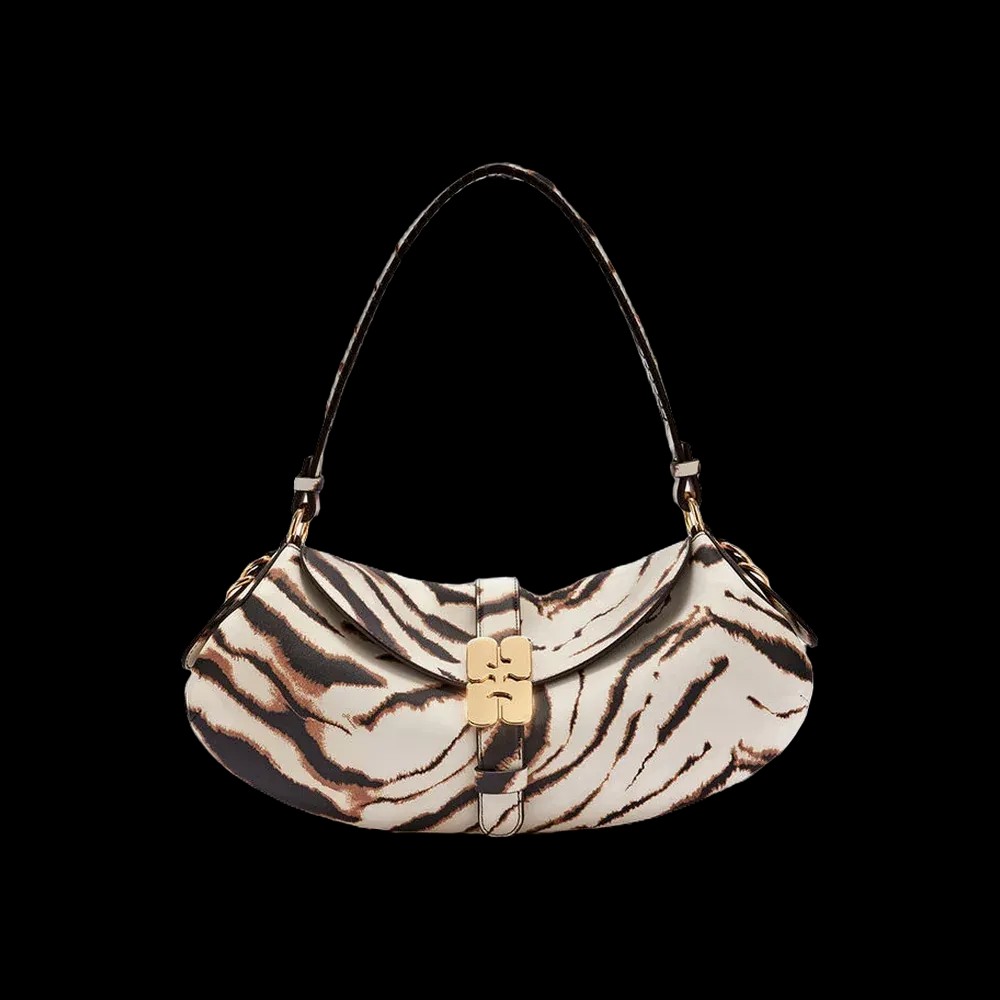 Ganni B-Kat in Zebra - HypeFly India View 1