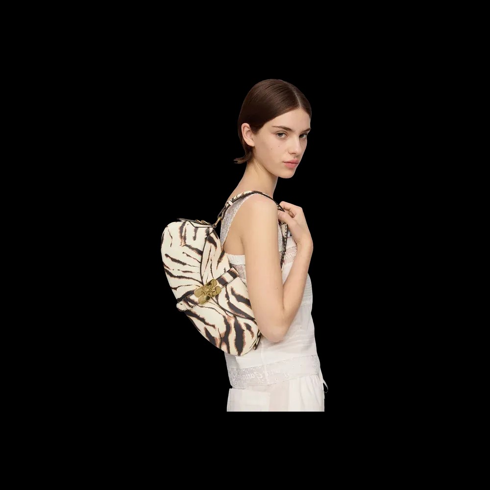 Ganni B-Kat in Zebra - HypeFly India View 3