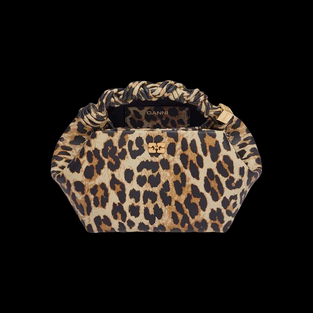 Ganni Leopard Small Bou Bag - HypeFly India View 3