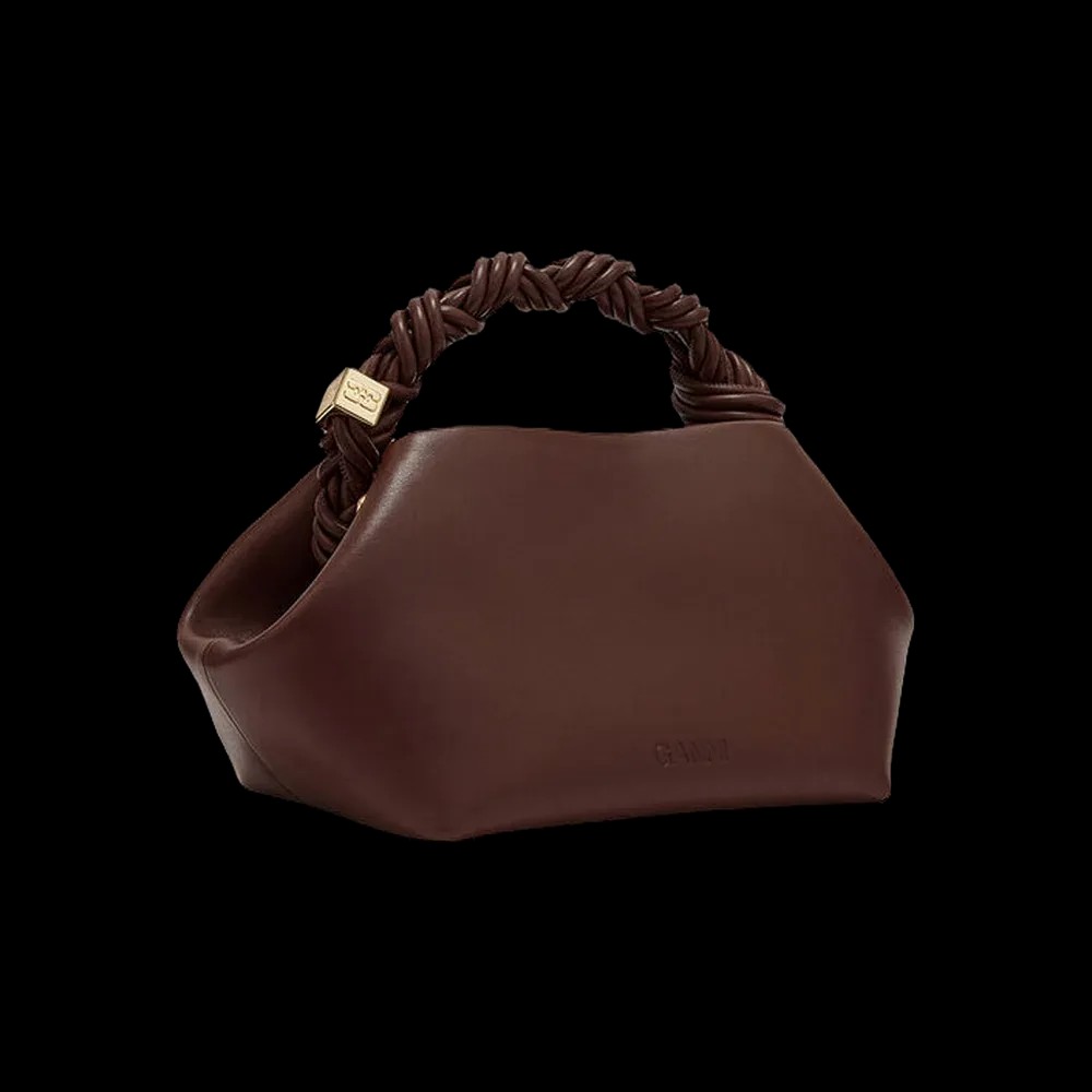 Ganni Brown Small Bou Bag - HypeFly India View 3