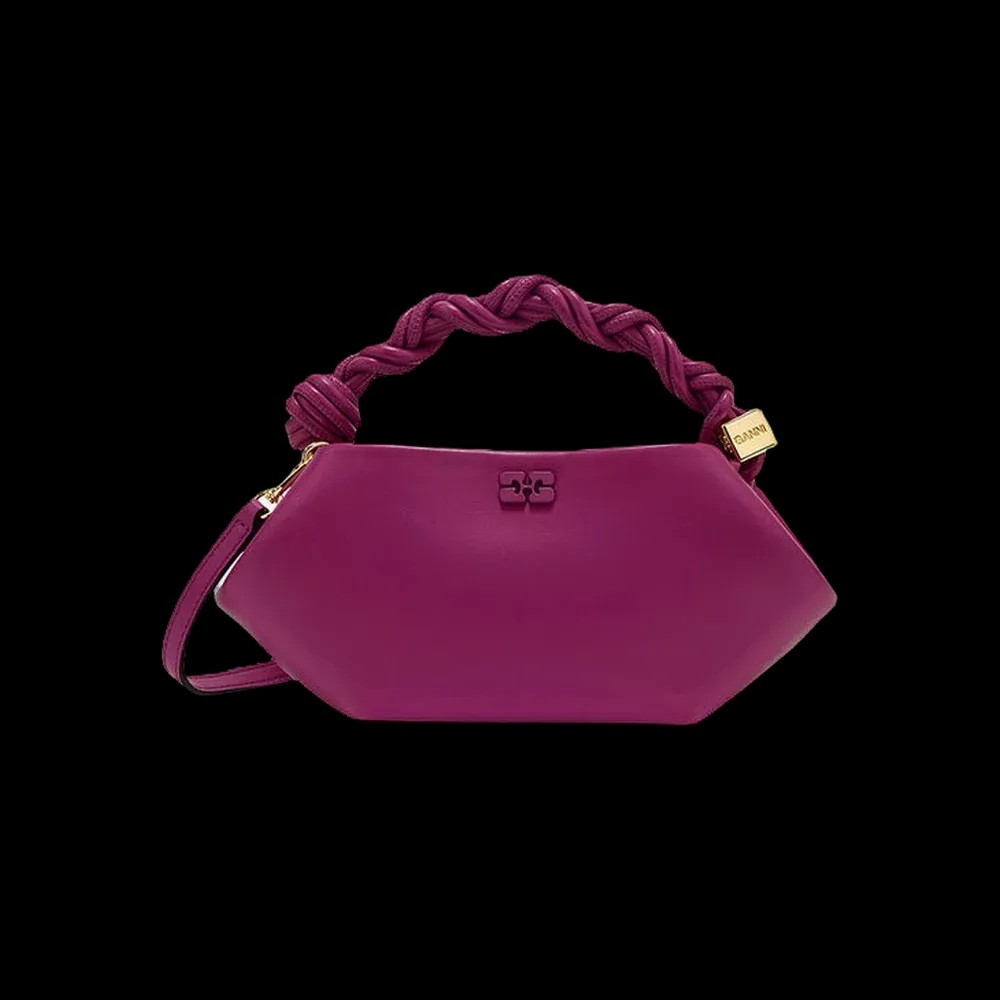 Ganni Purple Mini Bou Bag - HypeFly India View 1