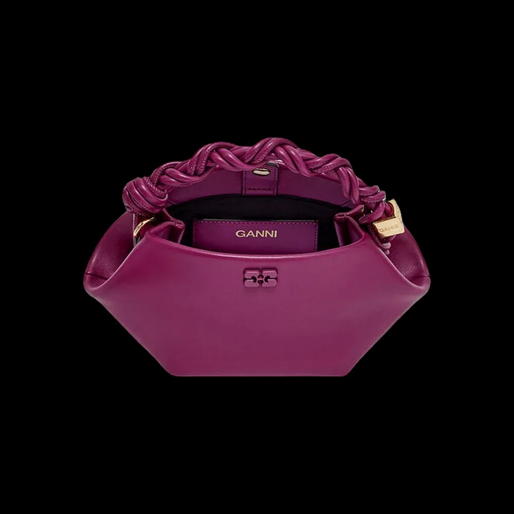 Ganni Purple Mini Bou Bag - HypeFly India View 3