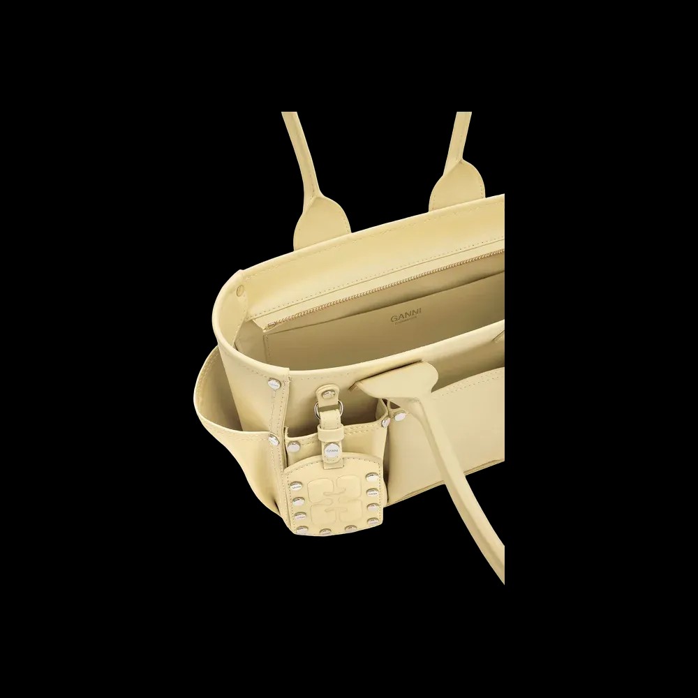Ganni Small Posy Bag in Yellow - HypeFly India View 5