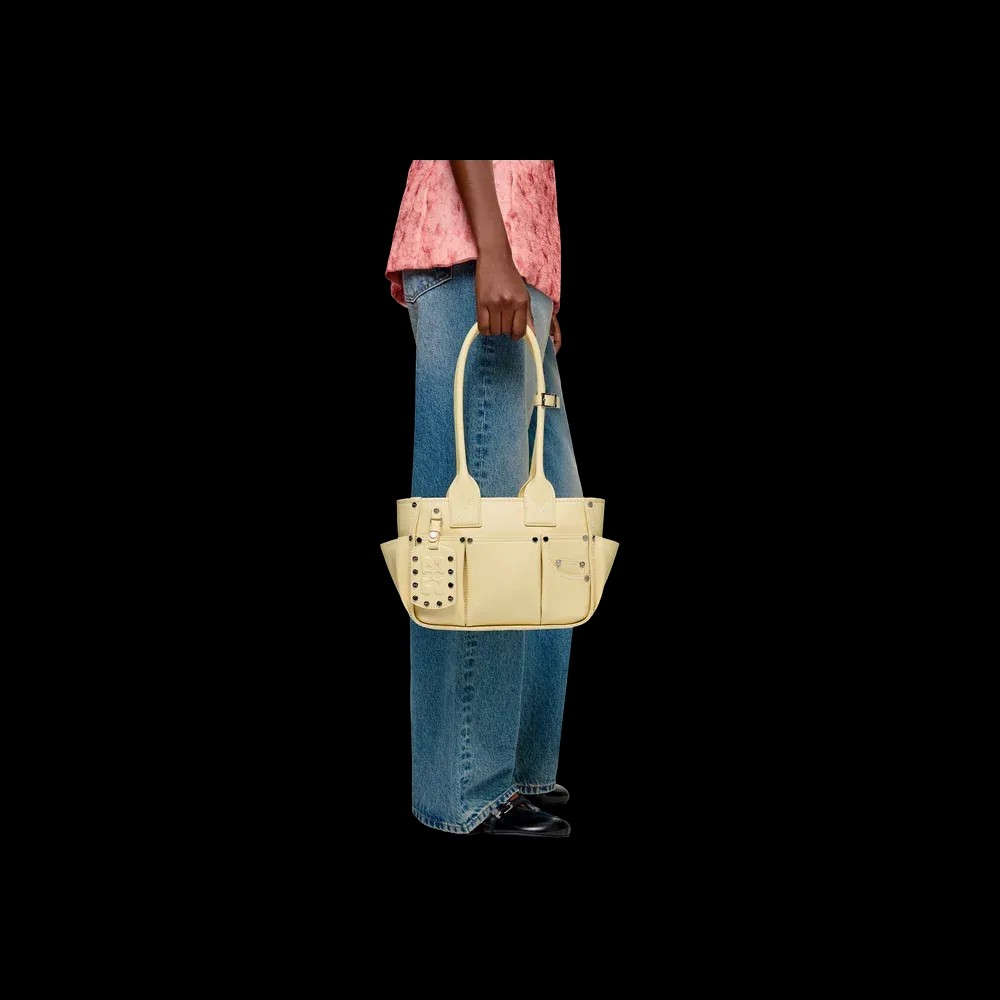 Ganni Small Posy Bag in Yellow - HypeFly India View 2