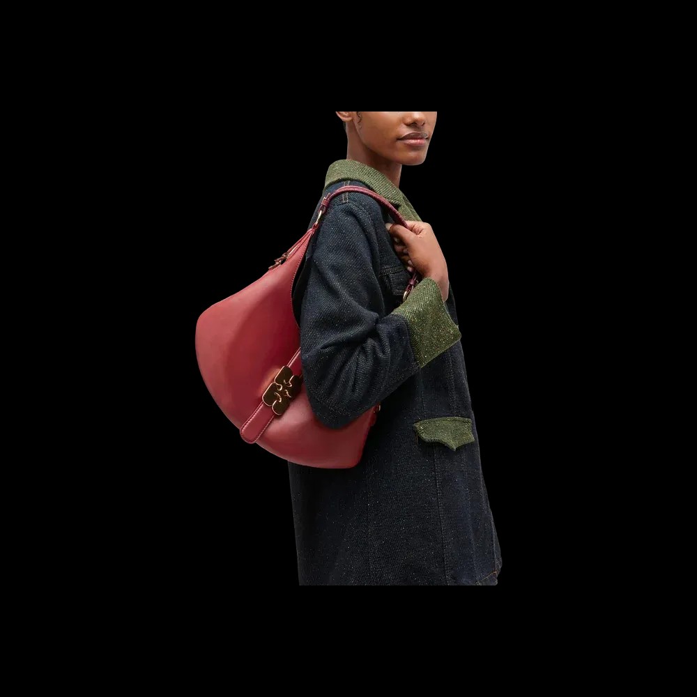 Ganni Red Small Kat Bag - HypeFly India View 3
