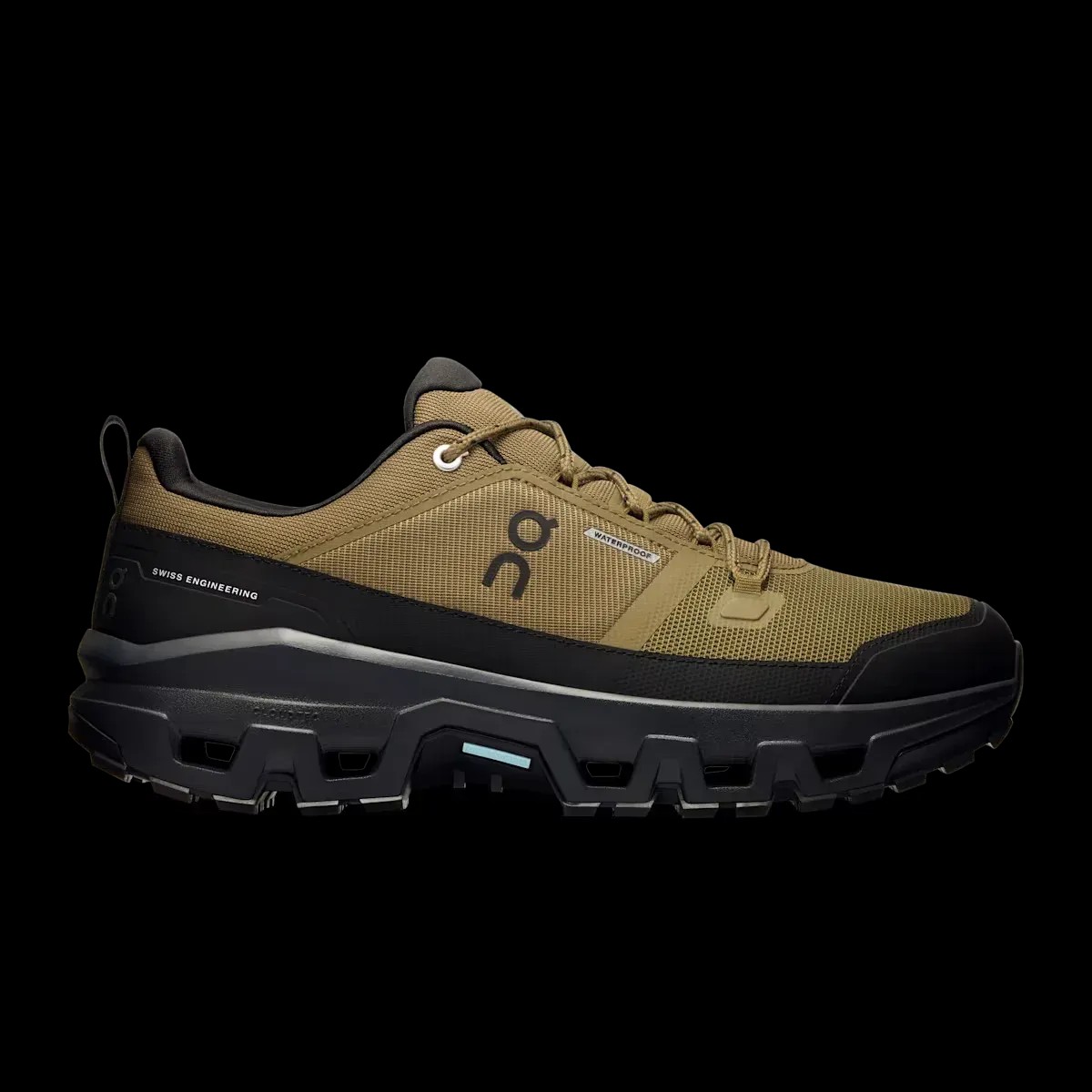 On Running Cloudrock Low Waterproof Hunter | Black - HypeFly India View 1