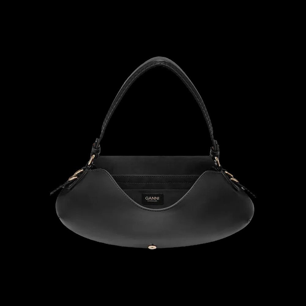 Ganni Black B-Kat Bag - HypeFly India View 4