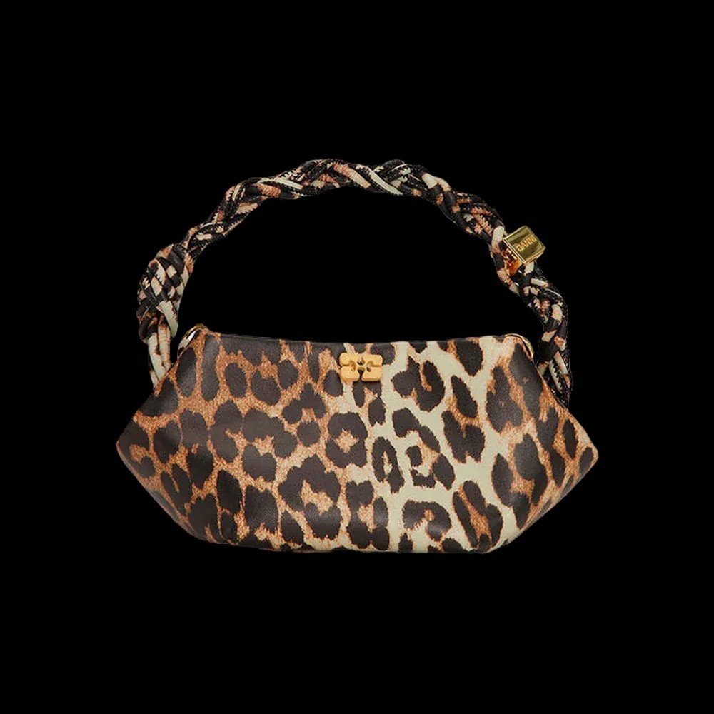 Ganni Leopard Mini Bou Bag - HypeFly India View 1