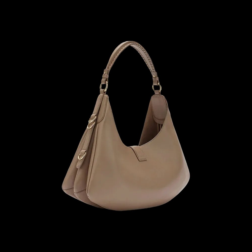 Ganni Small Kat Bag in Brown - HypeFly India View 2
