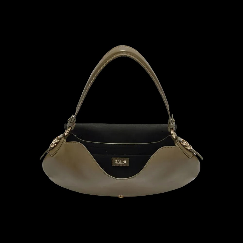 Ganni B-Kat Bag in Green - HypeFly India View 3