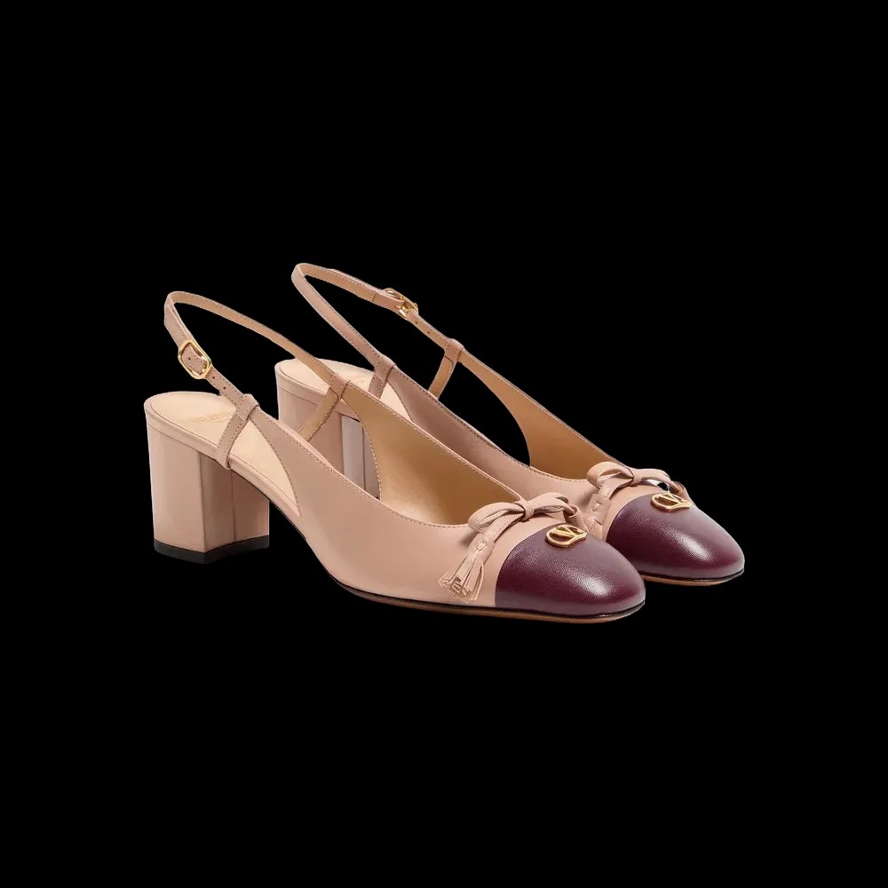Valentino Valet Du Roi Kid Slingback Pump 60mm Butter - HypeFly India View 3