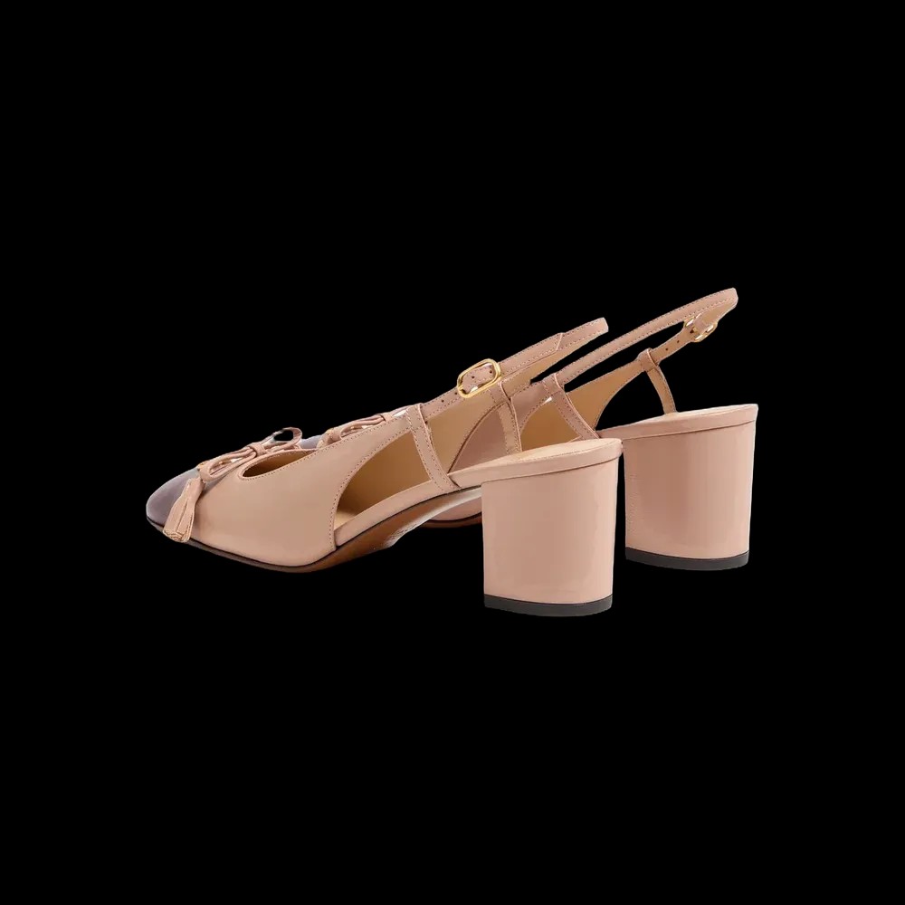 Valentino Valet Du Roi Kid Slingback Pump 60mm Butter - HypeFly India View 5