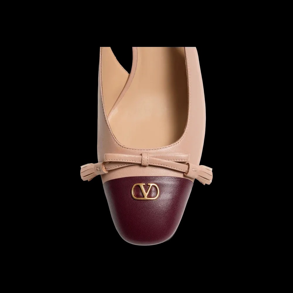 Valentino Valet Du Roi Kid Slingback Pump 60mm Butter - HypeFly India View 4