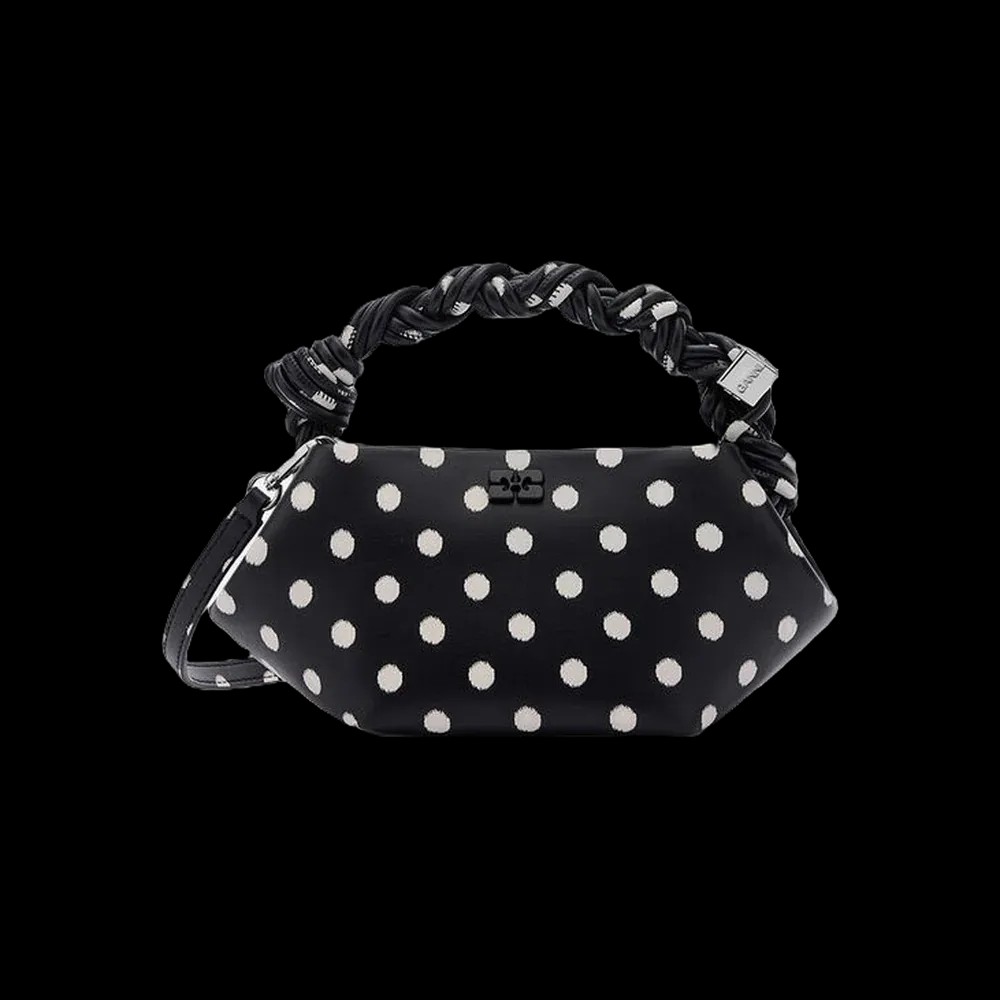 Ganni Polka-Dot Mini Bou Bag - HypeFly India View 1