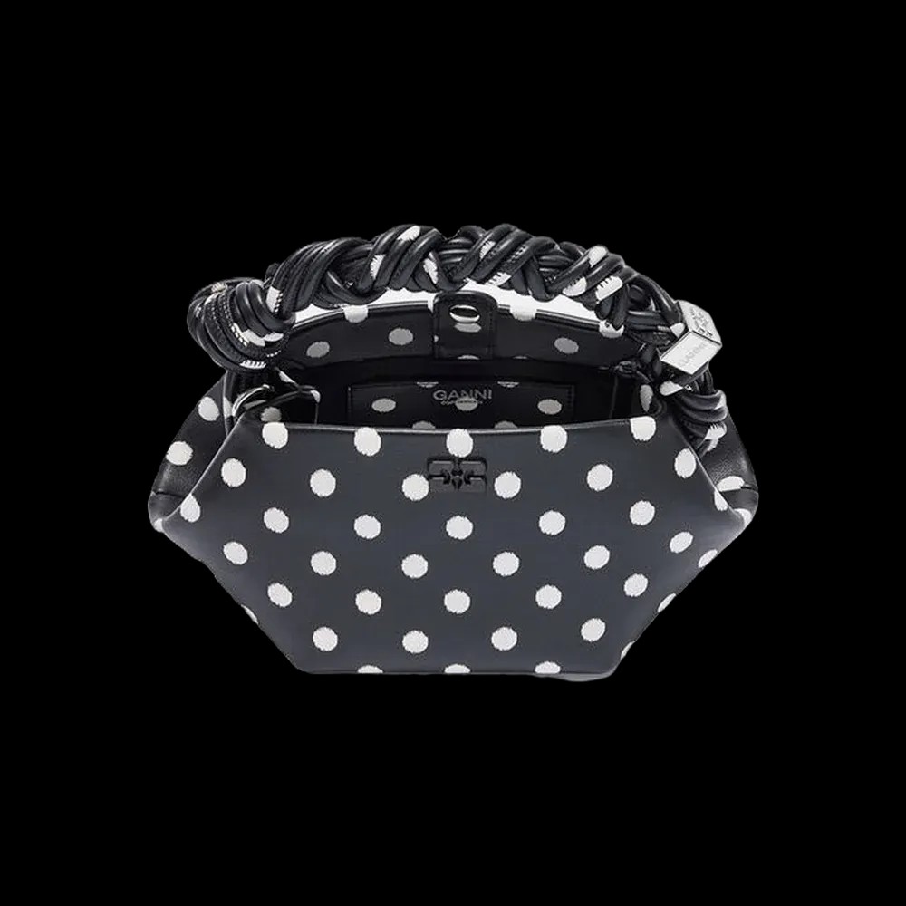 Ganni Polka-Dot Mini Bou Bag - HypeFly India View 4