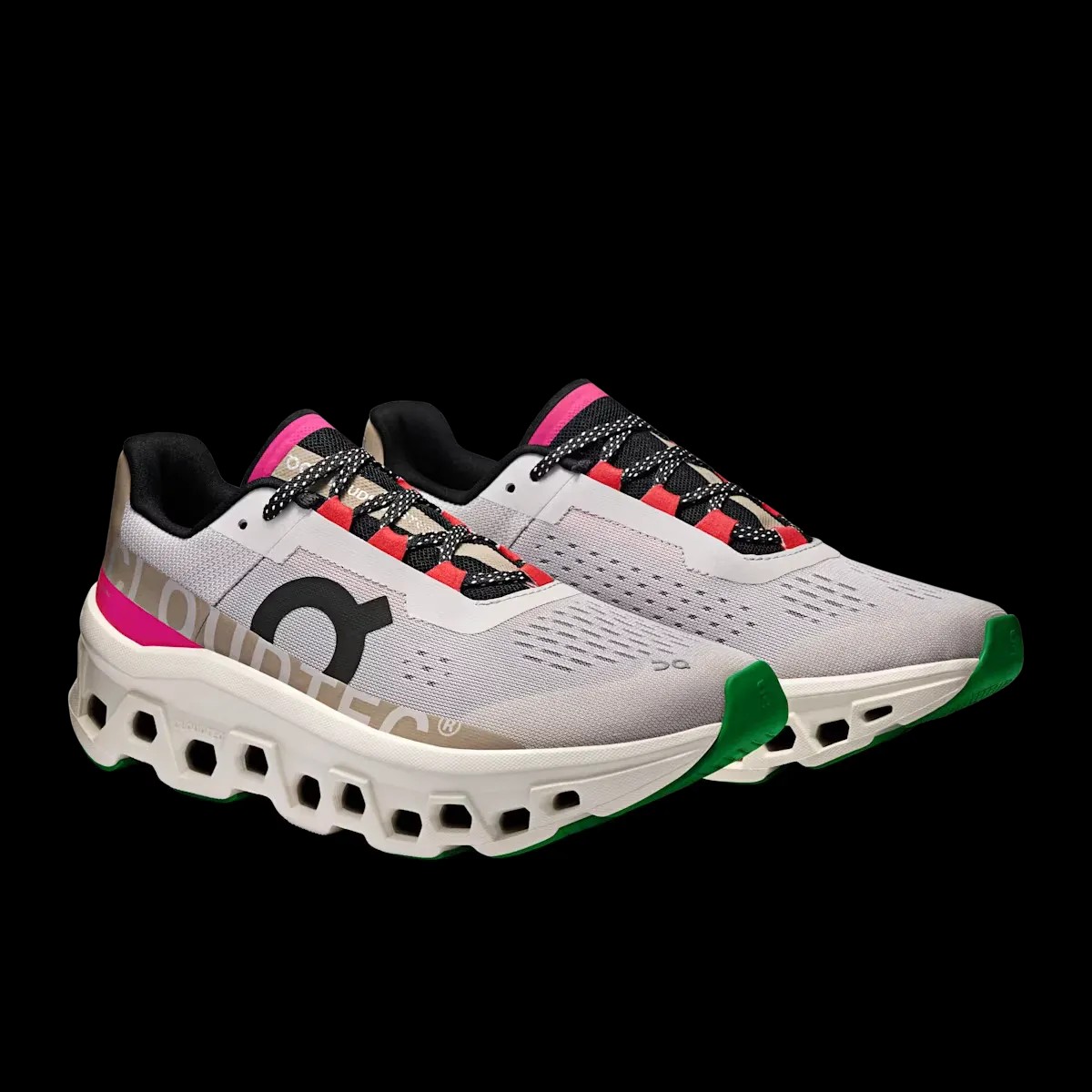 On Running Cloudmonster Silver Ivory - HypeFly India View 3