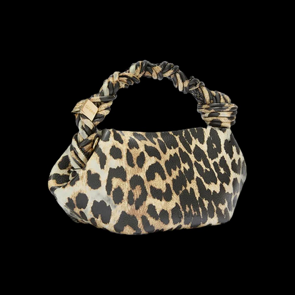 Ganni Daisy Duck Leopard Mini Bou Bag - HypeFly India View 2