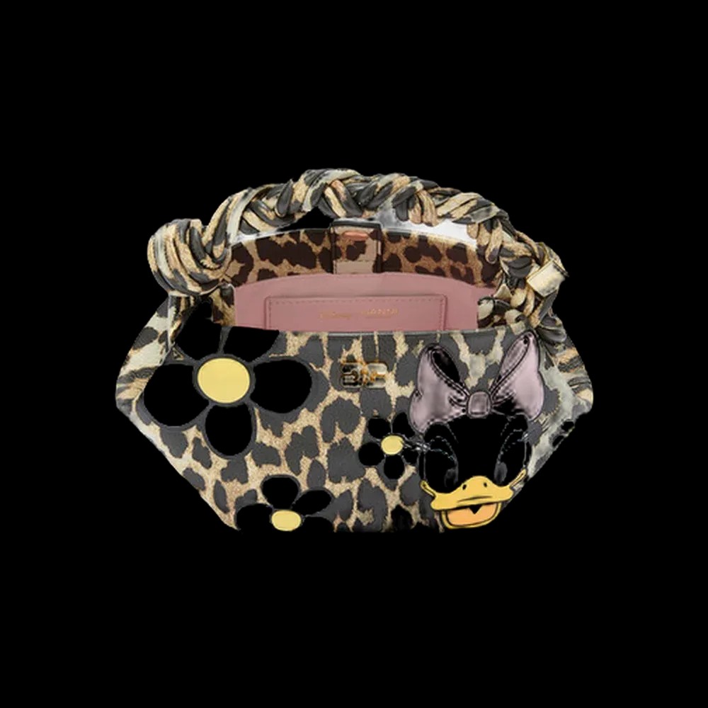 Ganni Daisy Duck Leopard Mini Bou Bag - HypeFly India View 3