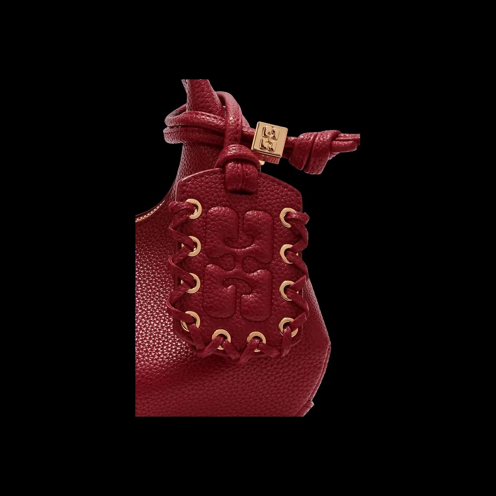 Ganni Grained Mini Hobo Bag - HypeFly India View 3