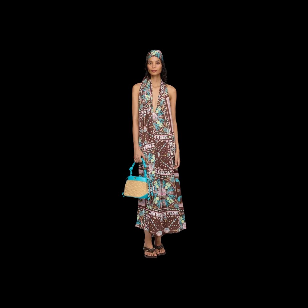 Ganni Bou Bucket Bag in Straw - HypeFly India View 4
