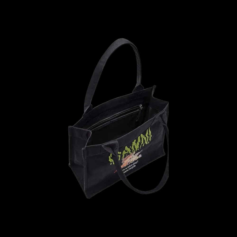 Ganni Pony Printed Large Tote - HypeFly India View 3