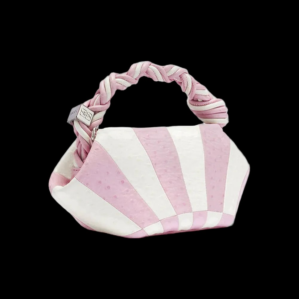 Ganni Mini Bou Bag in Pink Circus - HypeFly India View 5