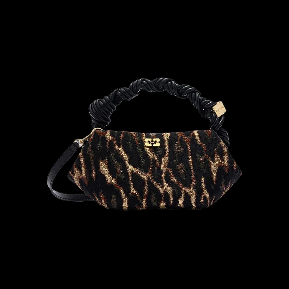 Ganni Metallic Cloque Mini Bou Bag - HypeFly India View 1
