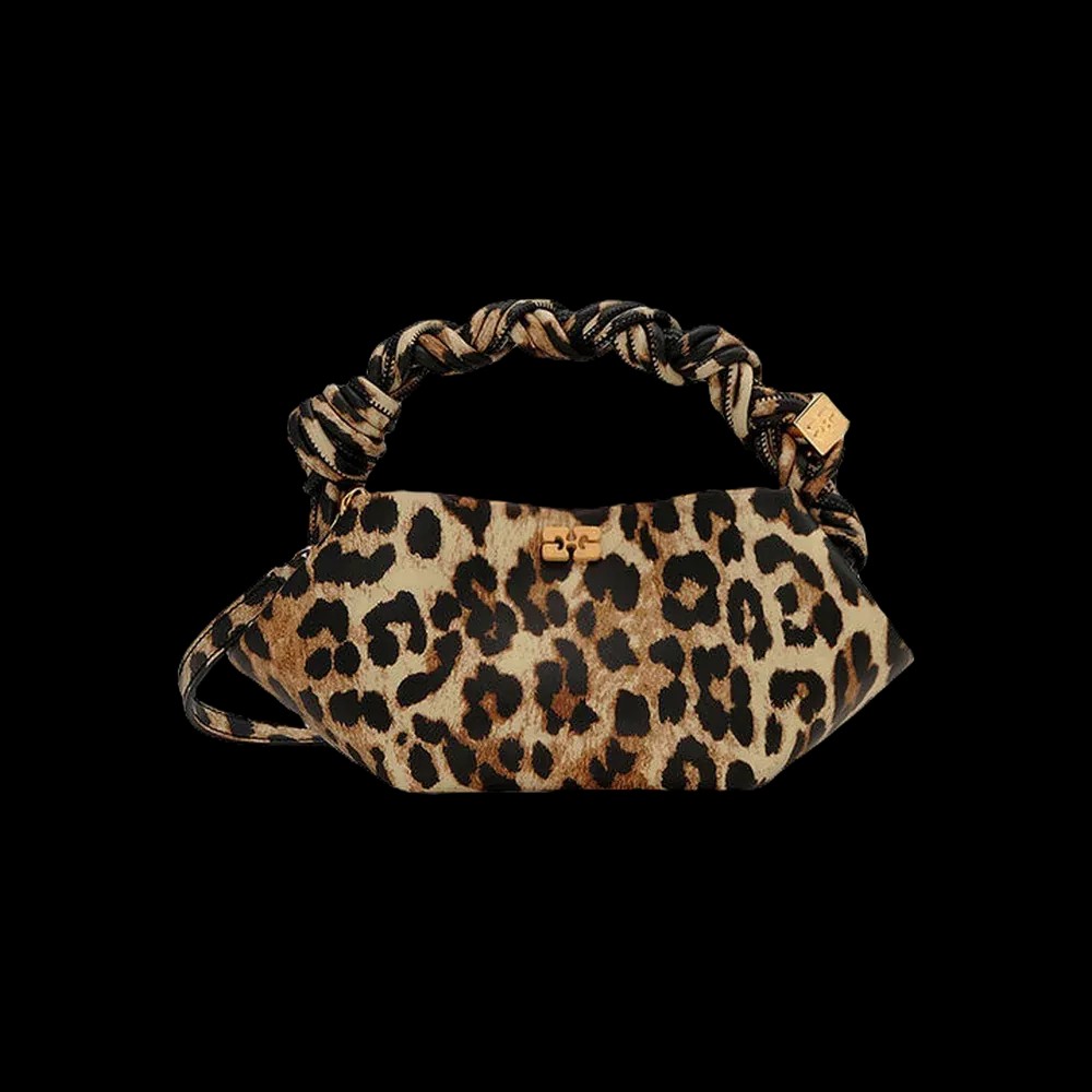 Ganni Leopard Mini Bou Bag	 - HypeFly India View 1