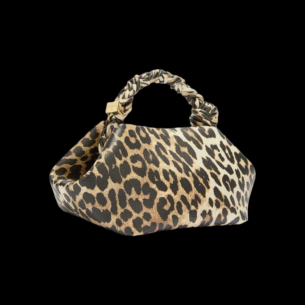 Ganni Daisy Duck Leopard Small Bou Bag	 - HypeFly India View 2
