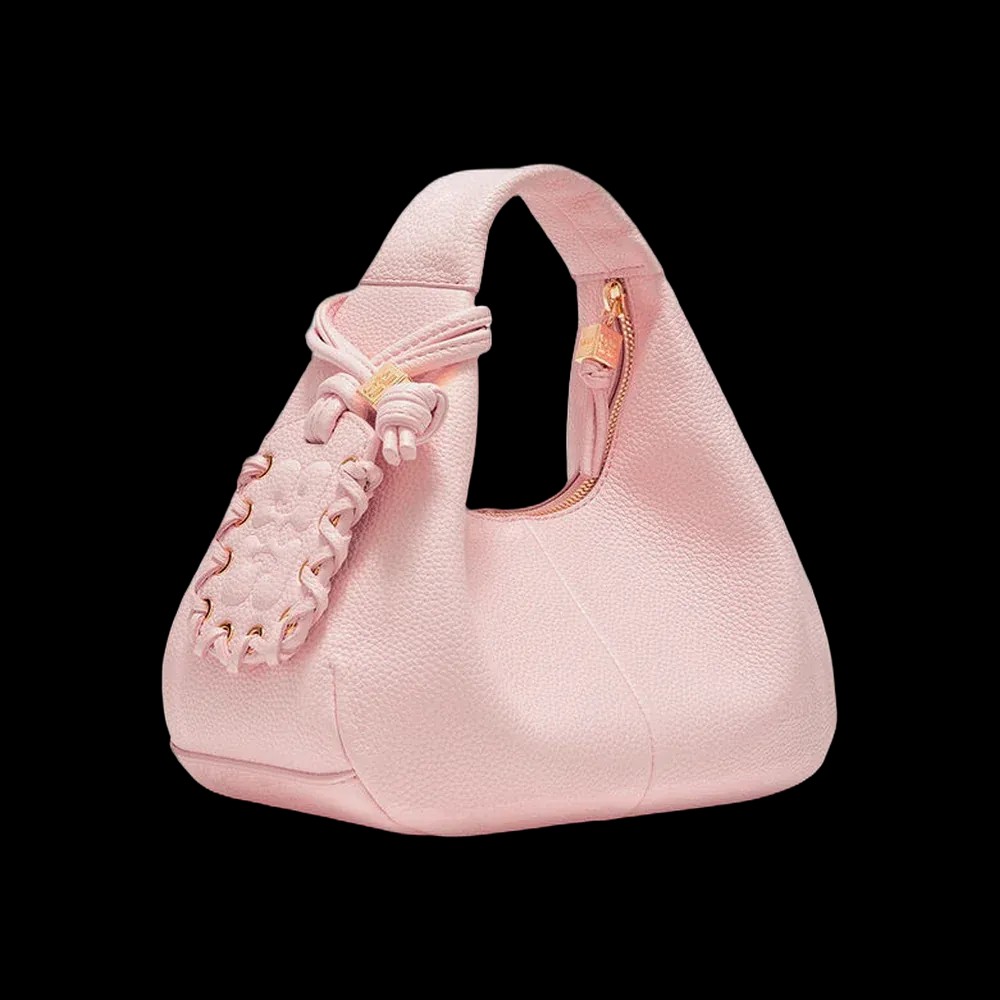 Ganni Grained Mini Hobo Bag	 - HypeFly India View 4