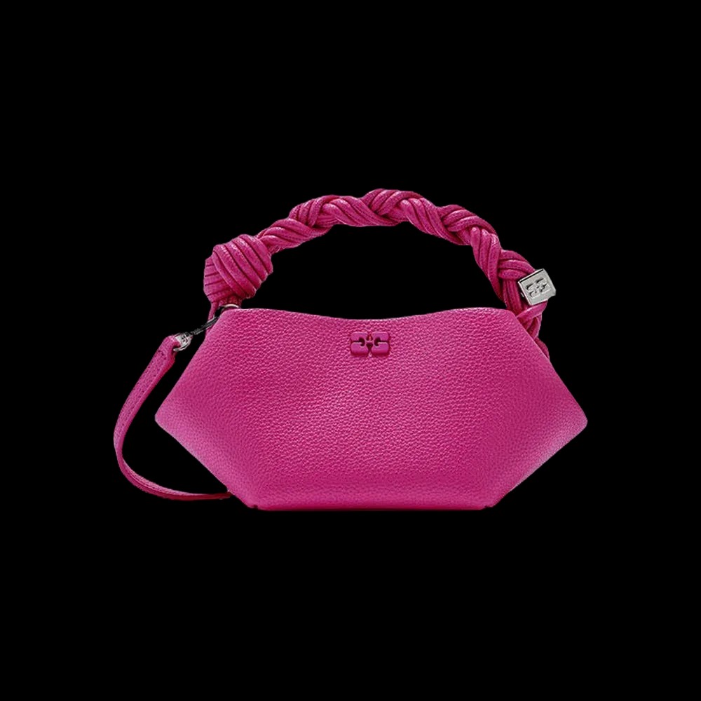 Ganni Mini Bou Bag in Pink	 - HypeFly India View 1