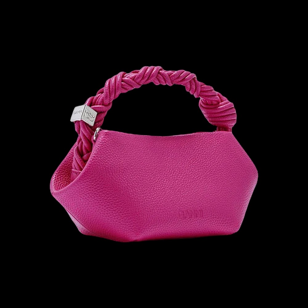 Ganni Mini Bou Bag in Pink	 - HypeFly India View 2