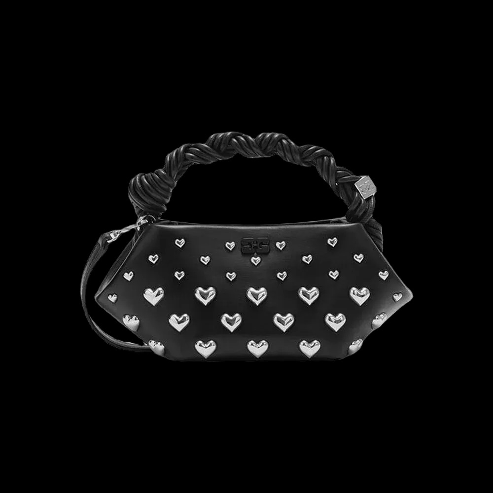 Ganni Mini Bou Bag in Black Studs	 - HypeFly India View 1
