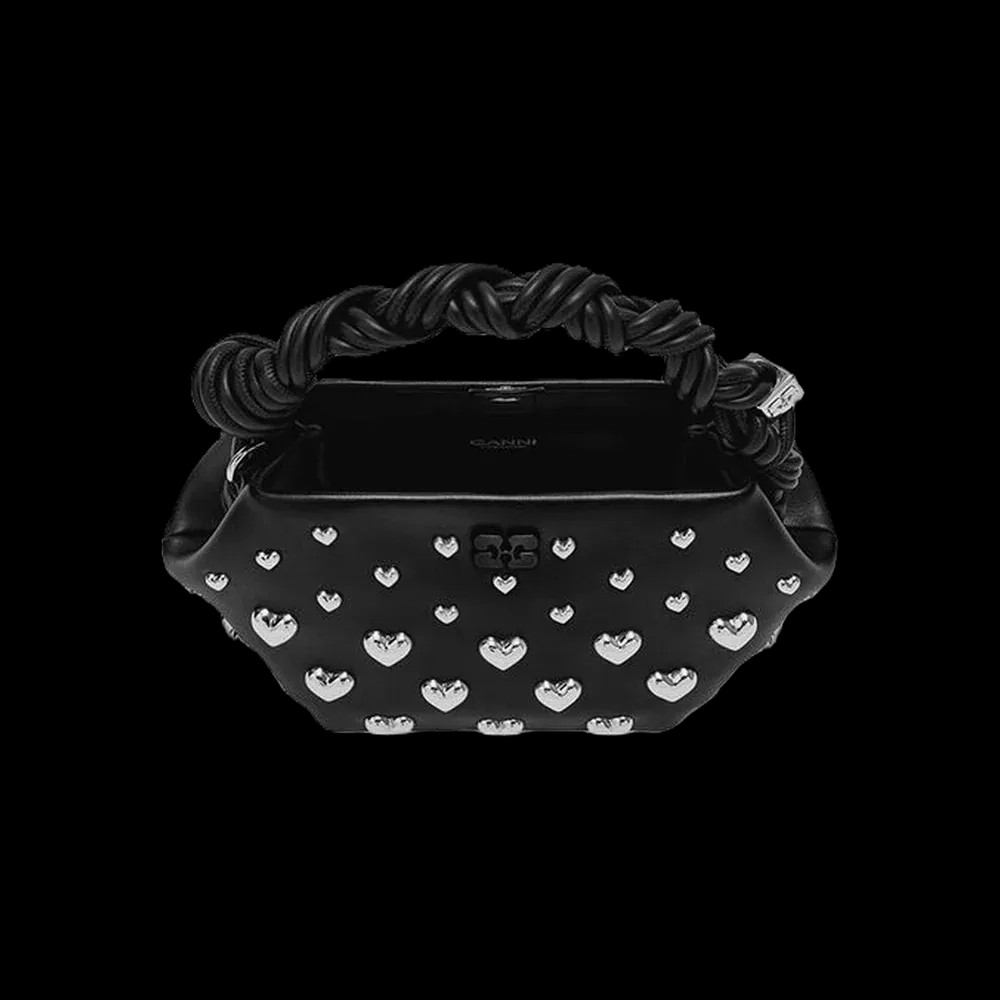 Ganni Mini Bou Bag in Black Studs	 - HypeFly India View 2