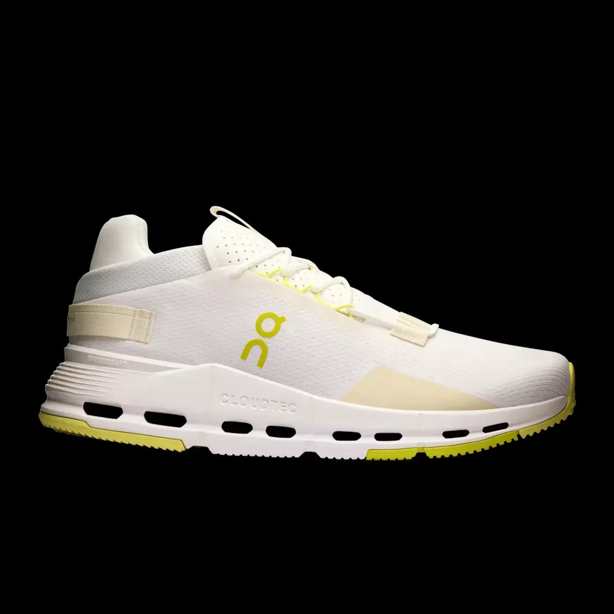 On Running Cloudnova 2 White Limelight - HypeFly India View 1