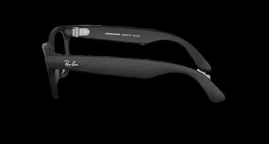 Ray Ban Meta Smart Glasses - Wayfarer 'Matte Black' Lenses- Clear/Graphite Green  - HypeFly India View 4