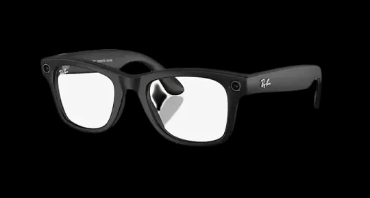 Ray Ban Meta Smart Glasses - Wayfarer 'Matte Black' Lenses- Clear/Graphite Green  - HypeFly India View 1