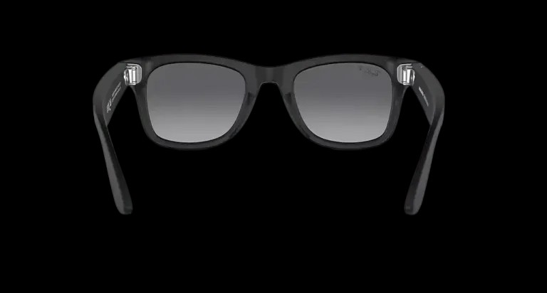 Ray Ban Meta Smart Glasses - Wayfarer Matte Black Graphite Lenses - HypeFly India View 5