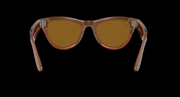 Ray Ban Meta Skyler 'Shiny Caramel' - Brown Lenses - HypeFly India View 3