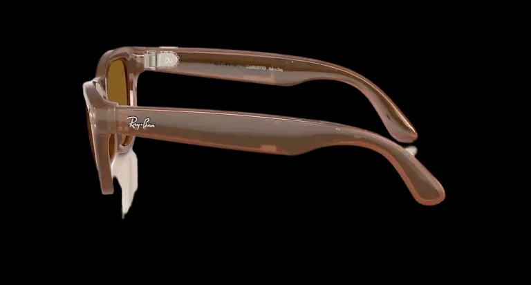 Ray Ban Meta Skyler 'Shiny Caramel' - Brown Lenses - HypeFly India View 4