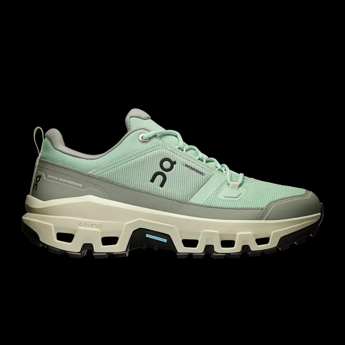 On Running Cloudrock Low Waterproof Mineral Aloe - HypeFly India View 1