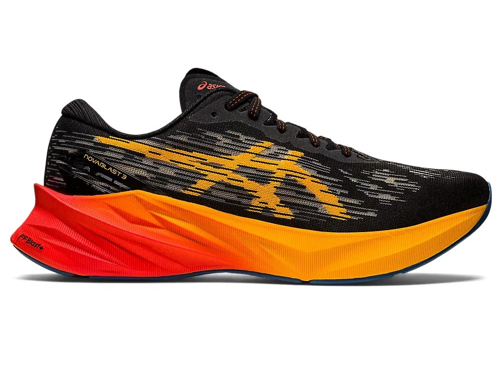 Asics Novablast 3 Black/Amber - HypeFly India View 1