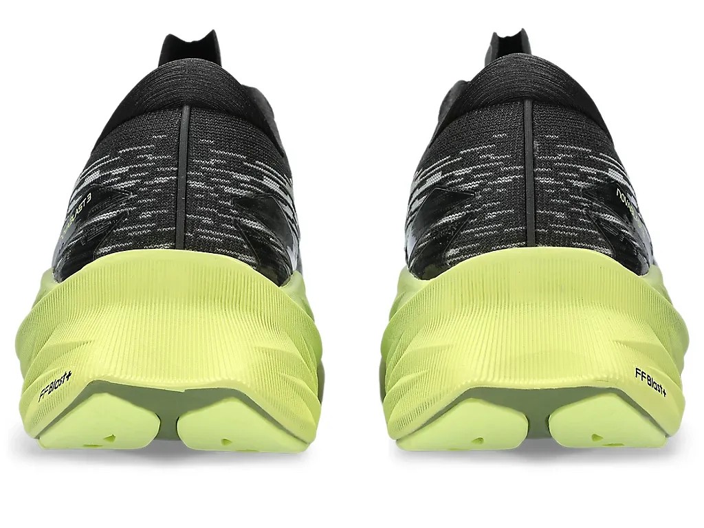 Asics Novablast 3 Black/Dried Leaf Green - HypeFly India View 2