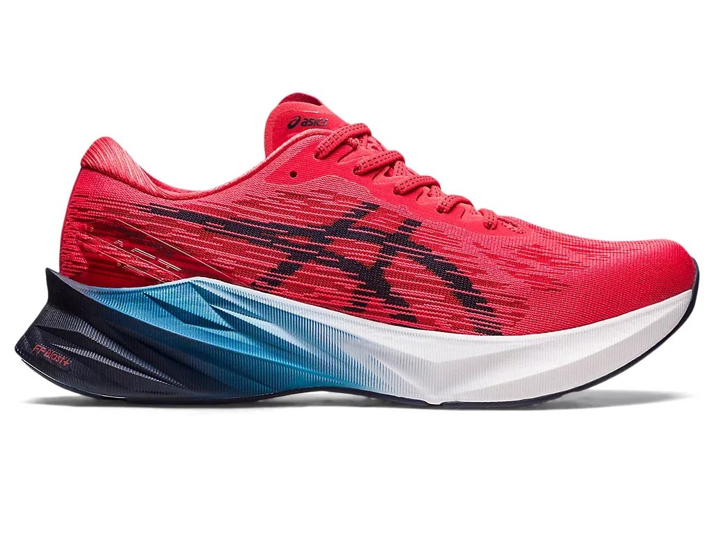 Asics Novablast 3 Electric Red/Midnight - HypeFly India View 1