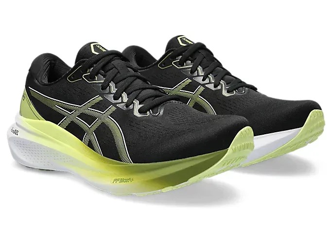 Asics Kayano 30 Black/Glow Yellow - HypeFly India View 2